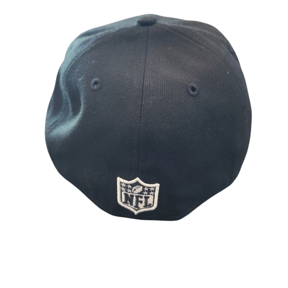 New Era Pittsburgh Steelers Black Basic 9FIFTY Enhanced Mens Snapback Hat Size 7 - Picture 4 of 8